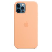 Apple Silicone Case 1:1 for iPhone 12 Pro Max with MagSafe Cantaloupe