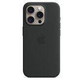 Apple Silicone Case 1:1 for iPhone 15 Pro with MagSafe Black