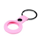 Apple AirTag Silicone Key Ring Pink