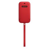 Apple Leather Sleeve 1:1 wih MagSafe for iPhone 12 Pro Max Red