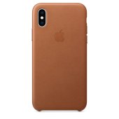 Apple Leather Case 1:1 for iPhone Xs Max Saddle Brown