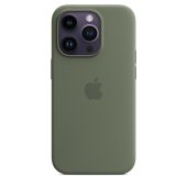 Apple Silicone Case 1:1 for iPhone 14 Pro with MagSafe Olive