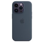 Apple Silicone Case 1:1 for iPhone 14 Plus Storm Blue
