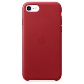 Apple Leather Case 1:1 for iPhone SE (2020/2022) Red