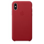 Apple Leather Case 1:1 for iPhone X/Xs Red