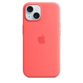 Apple Silicone Case 1:1 for iPhone 15 with MagSafe Guava
