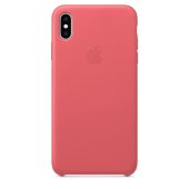 Apple Leather Case 1:1 for iPhone Xs Max Peony Pink