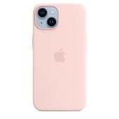 Apple Silicone Case 1:1 for iPhone 14 with MagSafe Chalk Pink