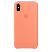 Apple Silicone Case 1:1 for iPhone X Peach