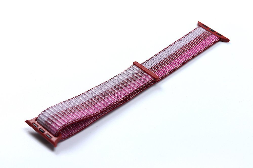 Nylon Sport Loop Band for Apple Watch 42/44 mm Berry