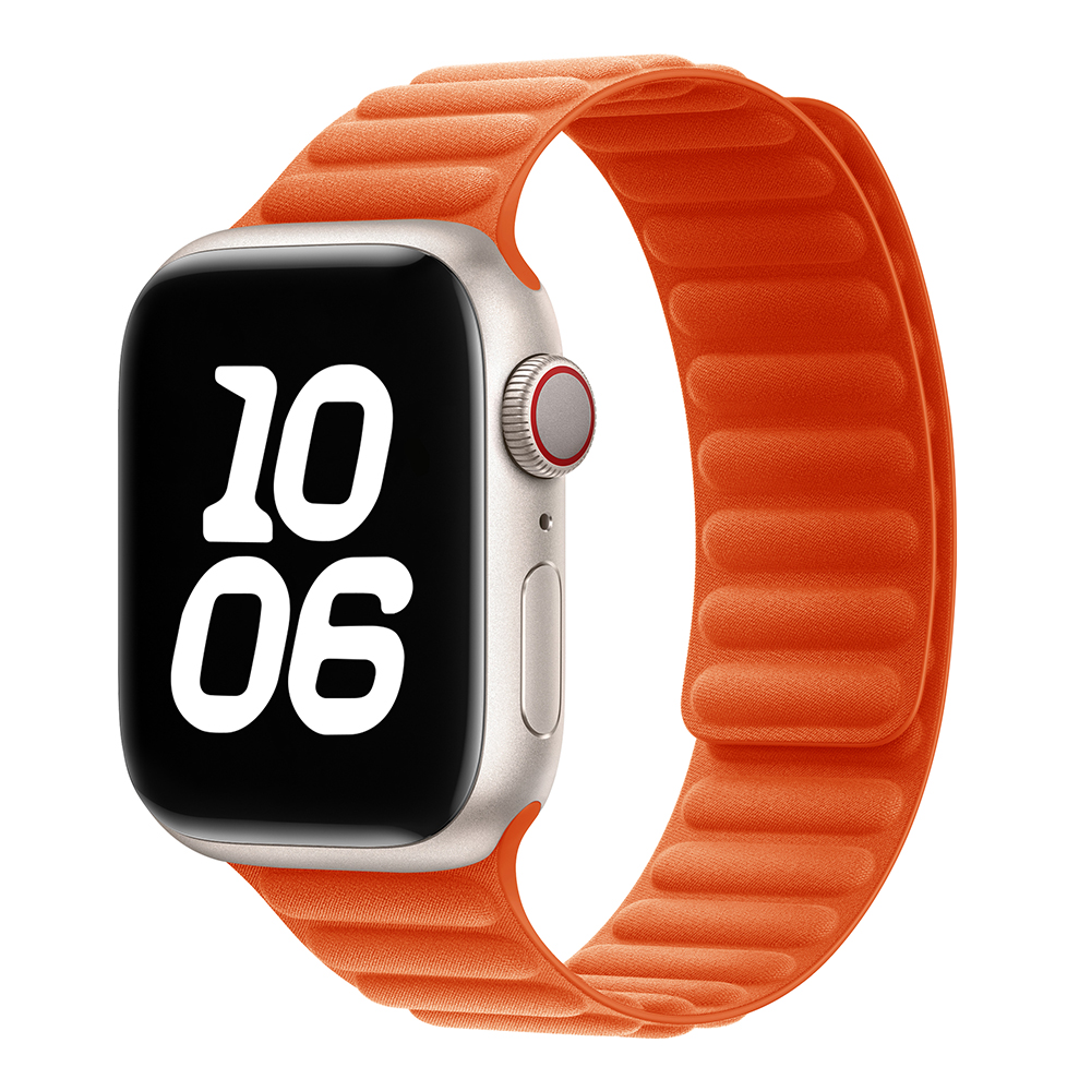 FineWoven Magnetic Link for Apple Watch 42/44/45/46/49 mm Orange