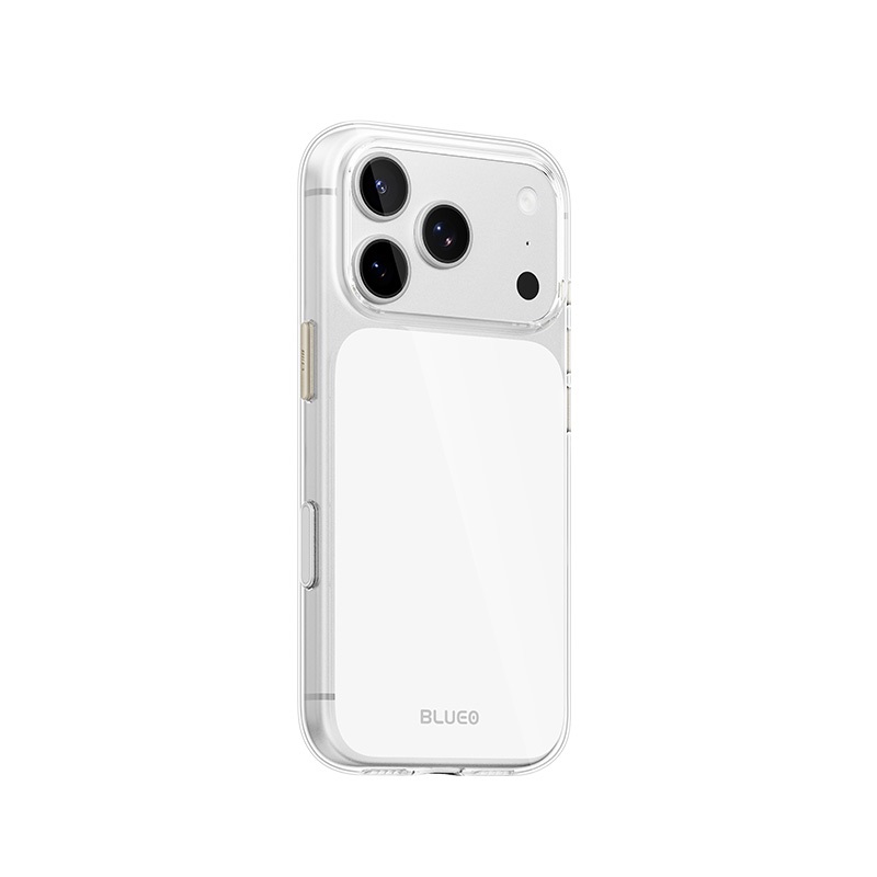Blueo Crystal Drop PRO Case for iPhone 17 Pro with MagSafe (Original Style) Transparent