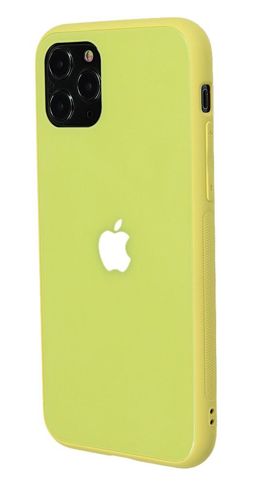 Glass+TPU Case for iPhone 11 Yellow