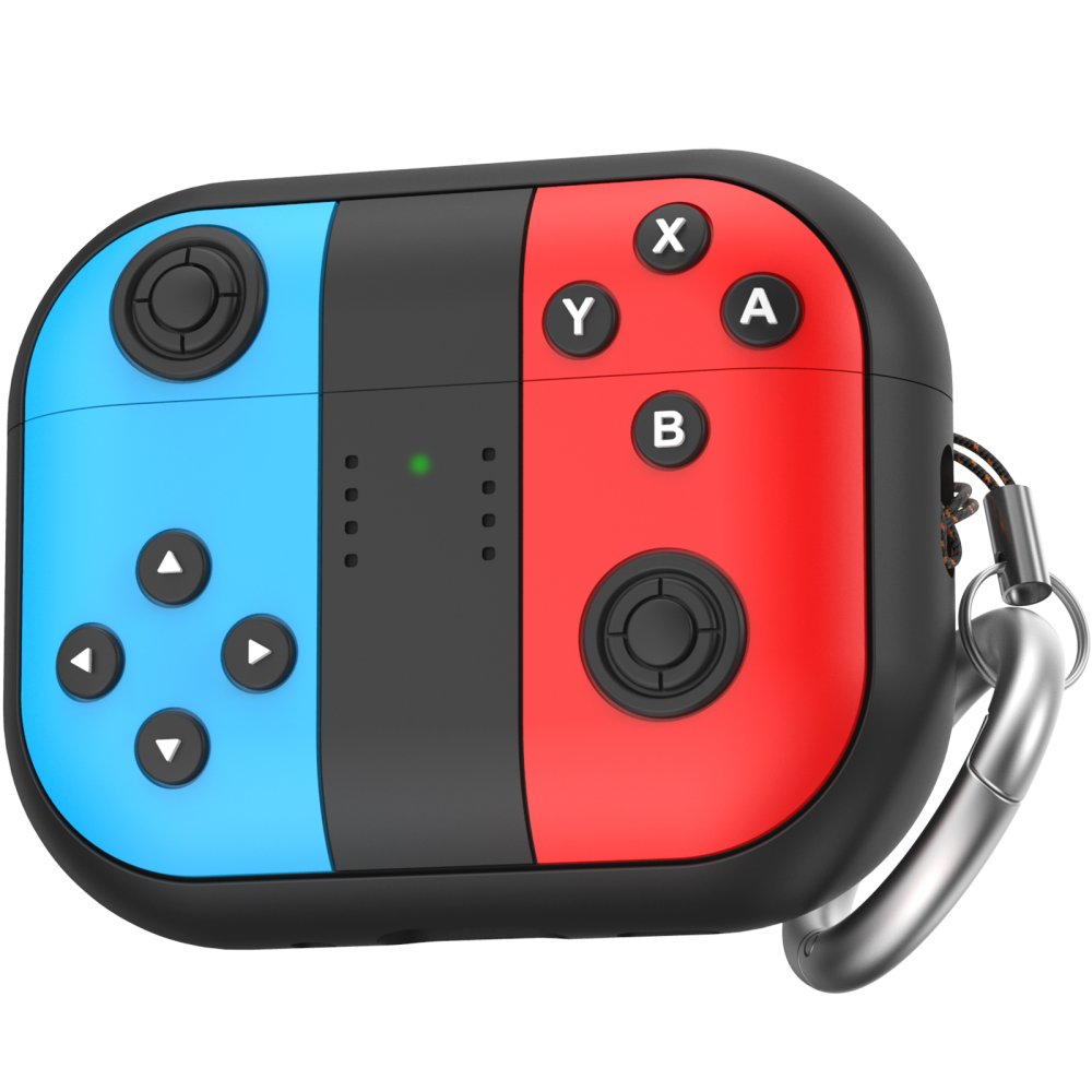 AhaStyle Game Machine Silicone Case for Airpods Pro 3 Blue/Red