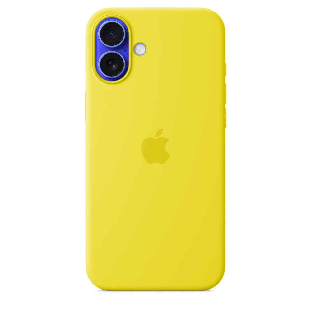 Apple Silicone Case 1:1 for iPhone 16 Plus with MagSafe Star Fruit