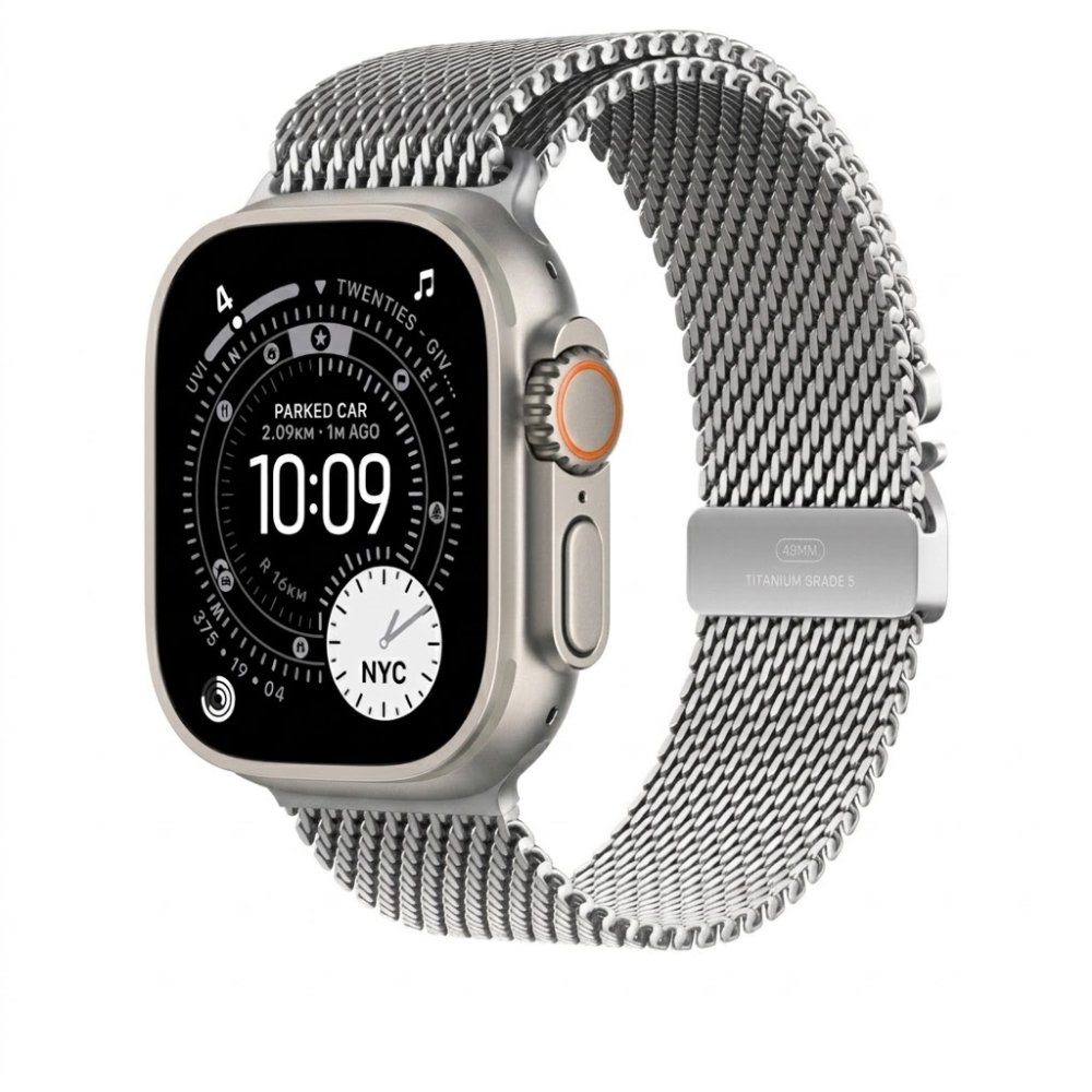 Milanese Loop for Apple Watch 38/40/41/42 mm (2024) Silver (new)