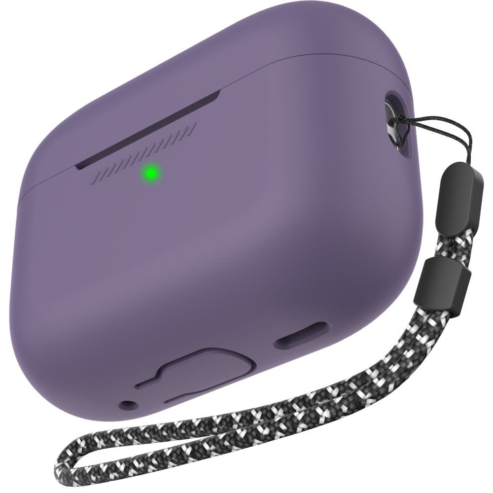 AhaStyle Colorful Silicone Case for Airpods Pro 2 Dark Purple