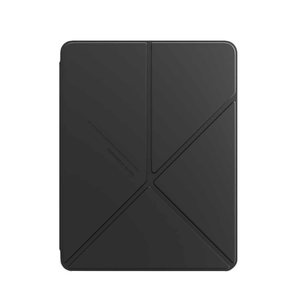 Blueo PC Case with Protective Shelter for iPad Pro 12.9''/Air 13'' (2024)   Black