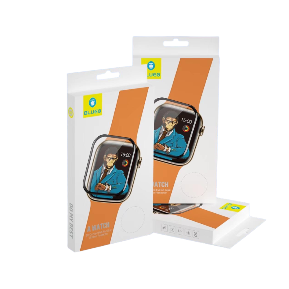 Blueo High Molecule Shock Resistant Screen Protector for Apple Watch 46 mm