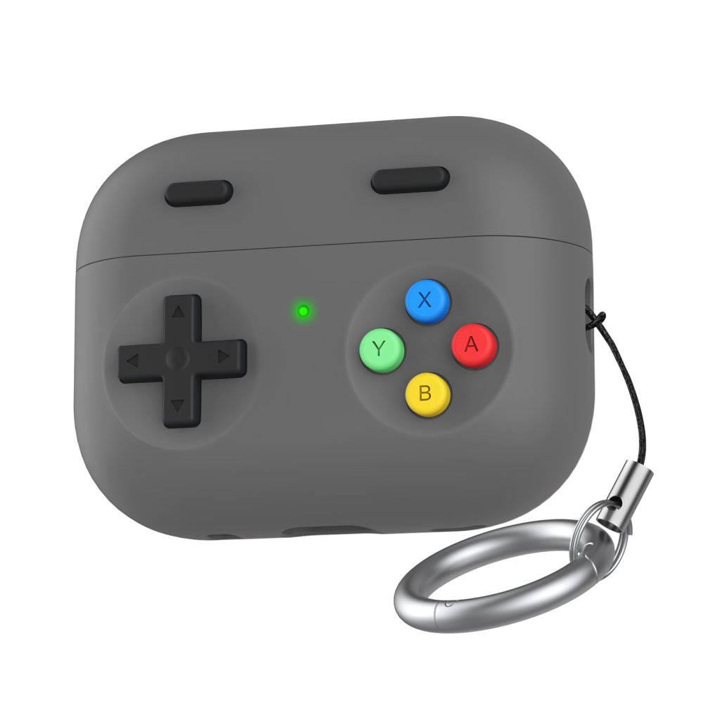 AhaStyle Game Machine Silicone Case for Airpods Pro 3 Dark Grey