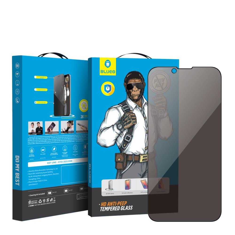 Blueo Full Cover Anti-Peep Glass for iPhone 17 Air