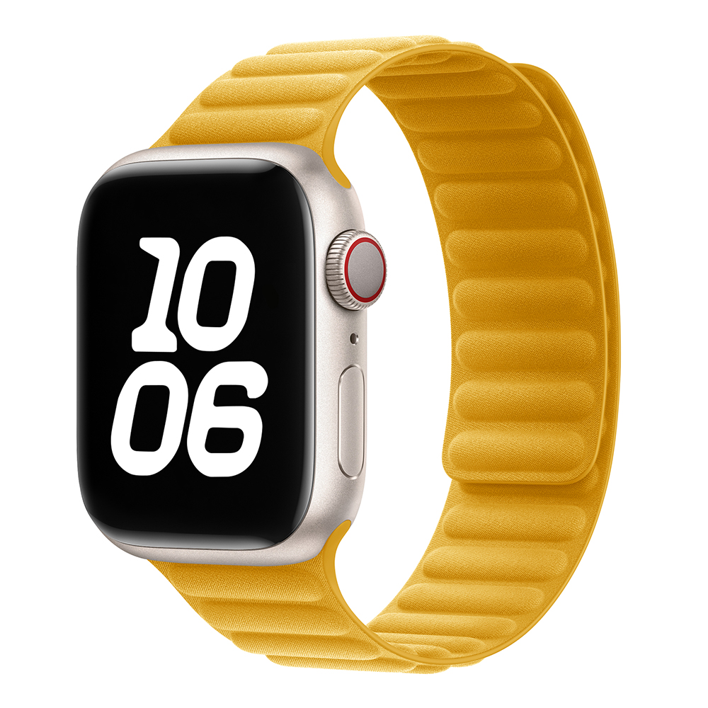 FineWoven Magnetic Link for Apple Watch 42/44/45/46/49 mm Yellow