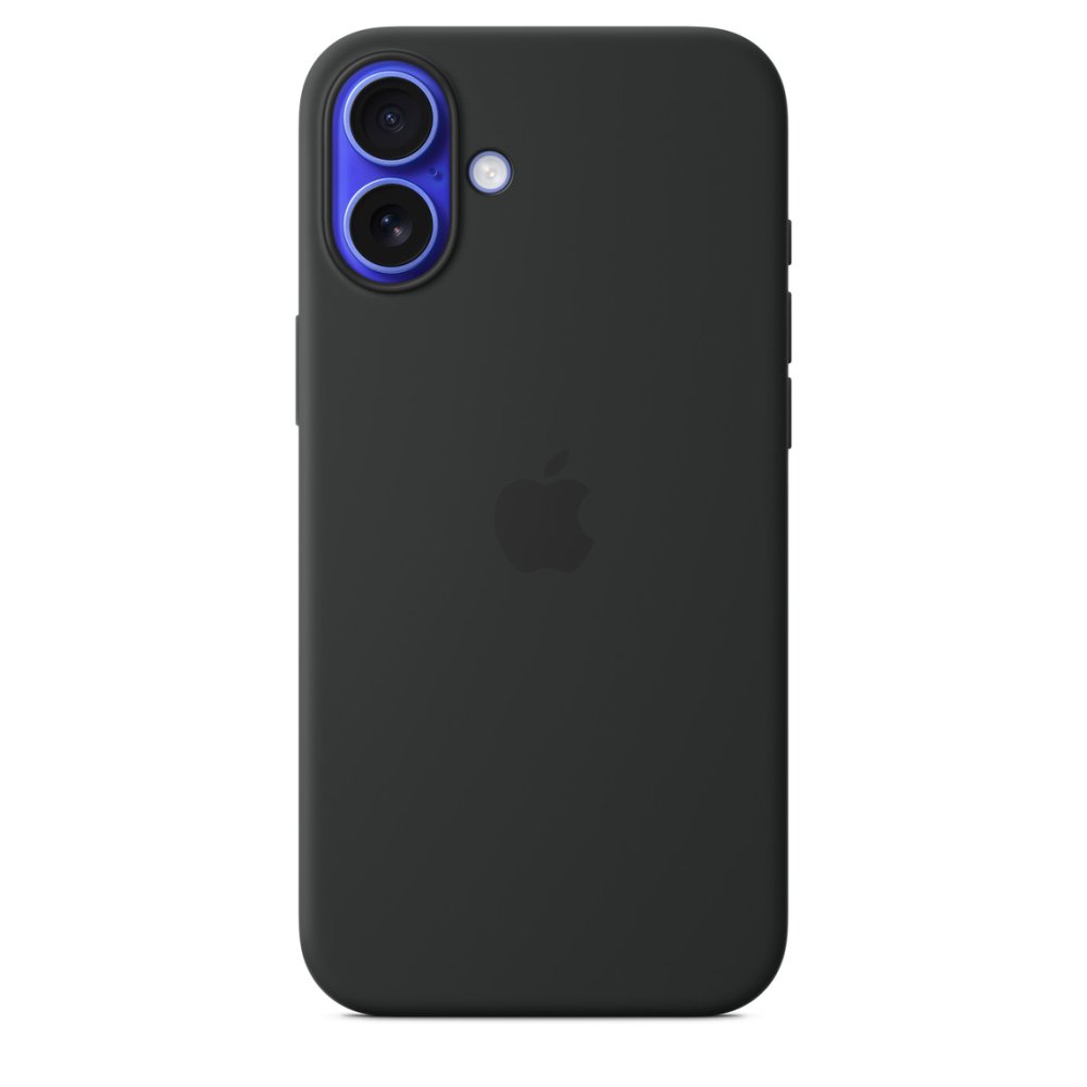 Apple Silicone Case 1:1 for iPhone 16 Plus with MagSafe Black