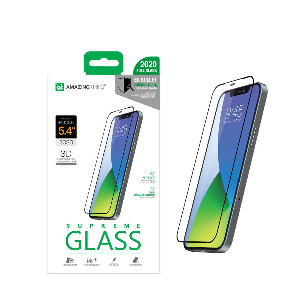 AmazingThing 3D Ex Bullet Glass for iPhone 12 Mini