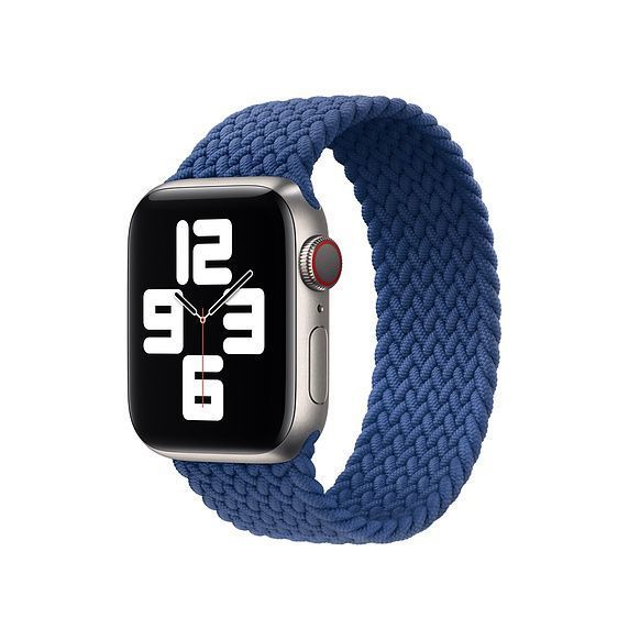 Braided Solo Loop for Apple Watch 42/44mm Atlantic Blue (M/150mm)