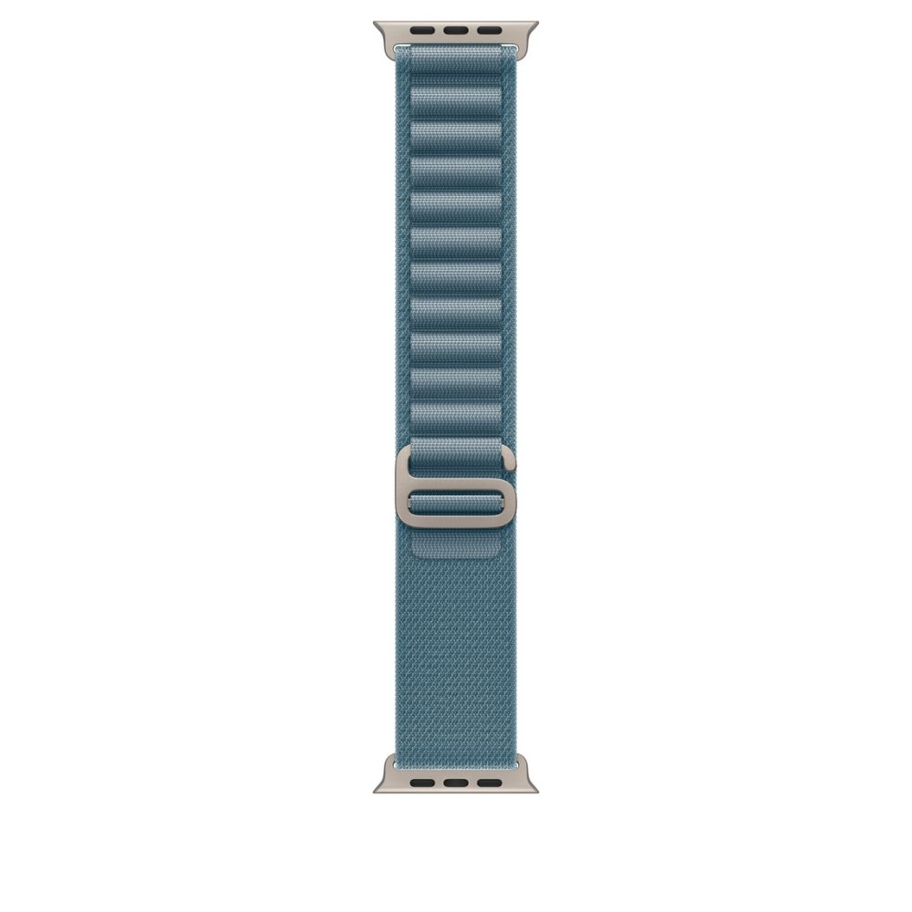 Alpine Loop for Apple Watch 42/44/45/46/49 mm Light Blue (Silver buckle)