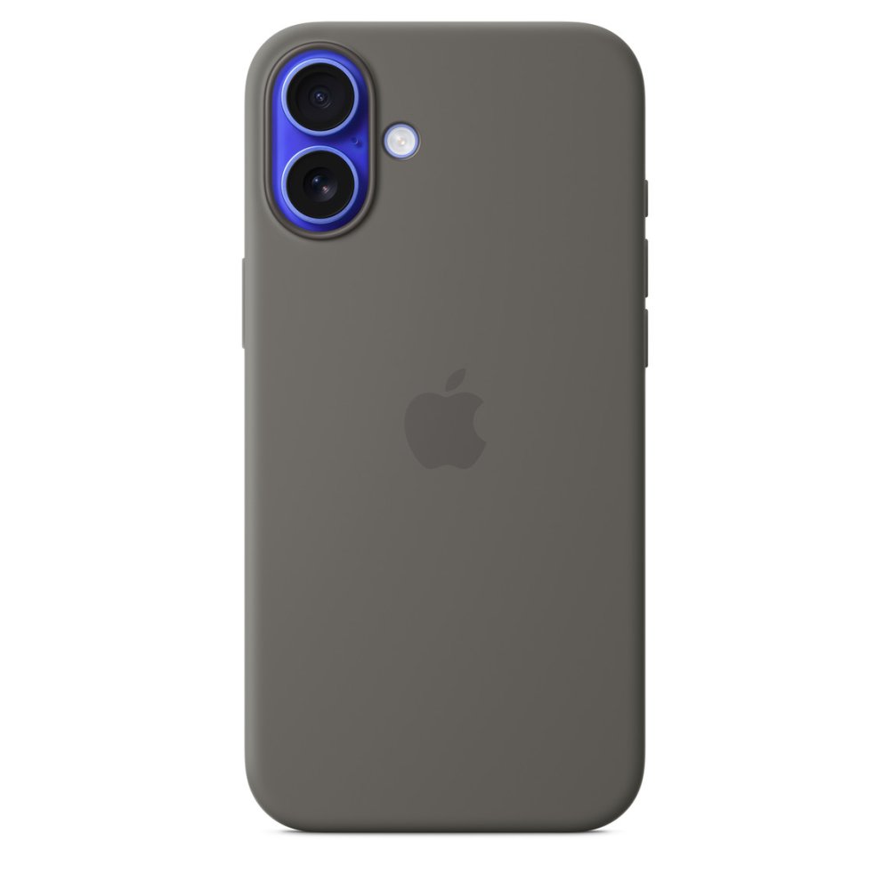 Apple Silicone Case 1:1 for iPhone 16 Plus with MagSafe Stone Grey
