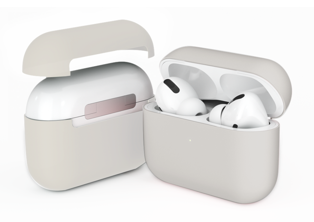 AmazingThiing Ultra Skinny Premium Case for Airpods Pro Ivory