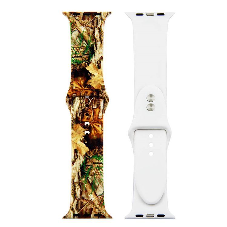 Painted Silicone Watch Band for Apple Watch 38/40mm S/M 20