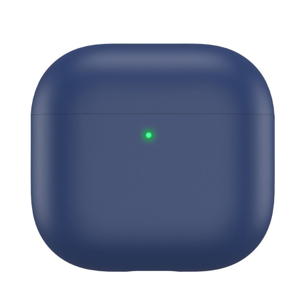 AhaStyle Ultra-Thin Colorful Silicone Case for Airpods 4 Midnight Blue