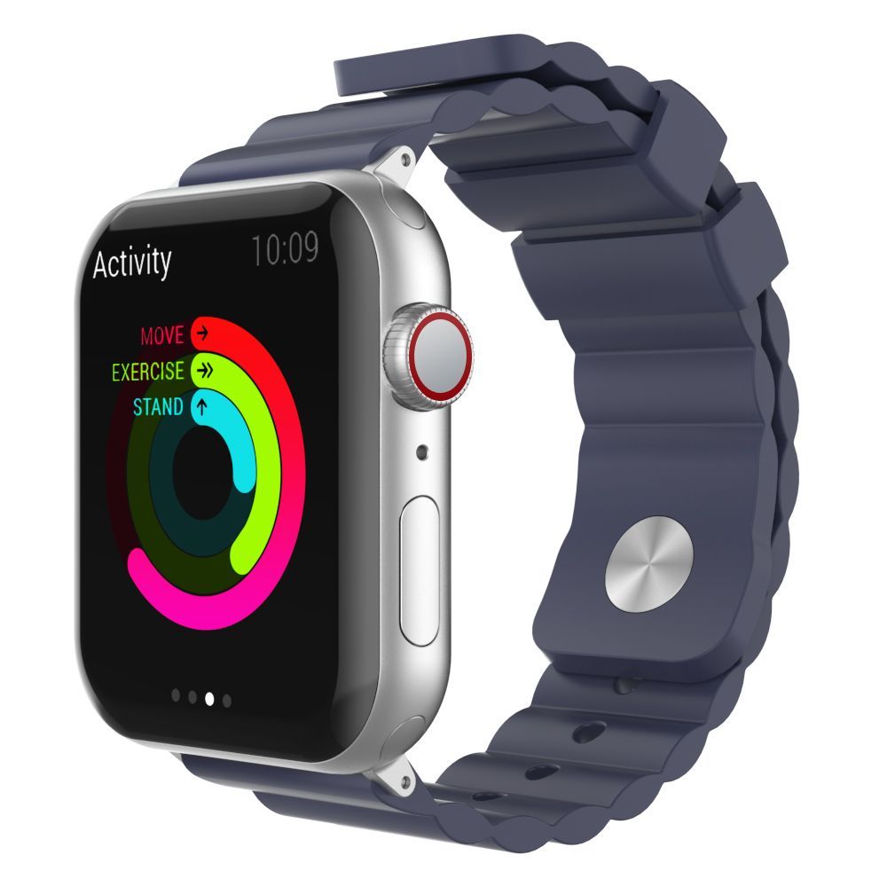 AhaStyle Premium Rugged Silicone Band for Apple Watch 38/40mm Midnight Blue