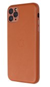 Apple PU Leather Case for iPhone 11 Pro Max Brown (With Camera Lens Protection)
