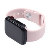 Silicone Watch Band for for Apple Watch 42/44/45 mm S/M Pink Sand