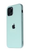 Glass+TPU Matte Case for iPhone 12 Mint Green