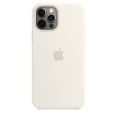 Apple Silicone Case 1:1 for iPhone 12 Pro Max with MagSafe White