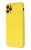 PU Leather Case for iPhone 11 Pro Max Yellow (With Camera Lens Protection)