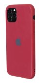 Glass+TPU Case for iPhone 11 Pro Max Rose Red