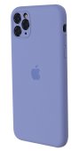 Silicone Case for iPhone 11 Pro Lavender Grey (With Camera Lens Protection)
