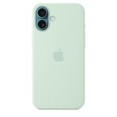 Apple Silicone Case 1:1 for iPhone 16 with MagSafe Aquamarine