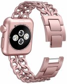 Stainless Steel Cowboy Chain Bracelet for Apple Watch 38/40/41 mm Rose Gold
