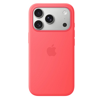 Apple Silicone Case 1:1 for iPhone 17 Pro with MagSafe Bright Guava