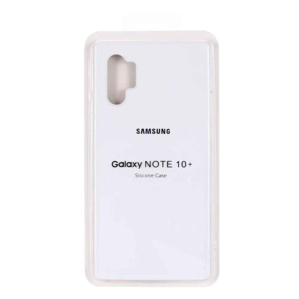 Silicone case for Samsung S10e (Full Protection) White