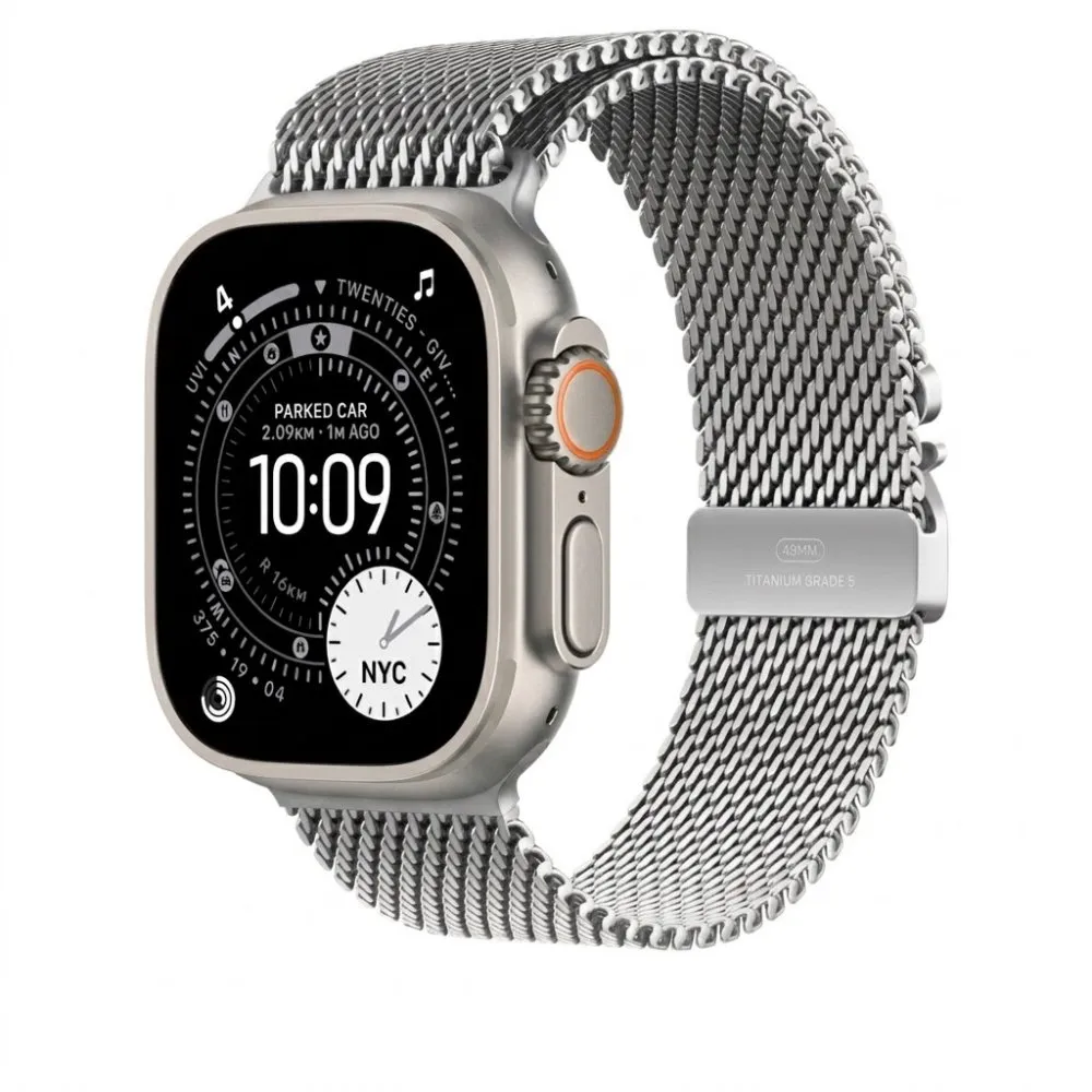 Milanese Loop for Apple Watch 38/40/41/42 mm (2024) Silver (new)