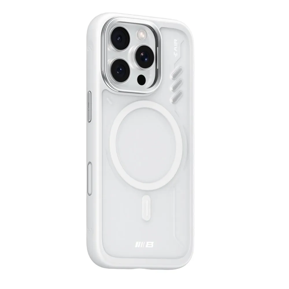 Blueo Frosted Heat Dissipation Case for iPhone 16 Pro Max with MagSafe White