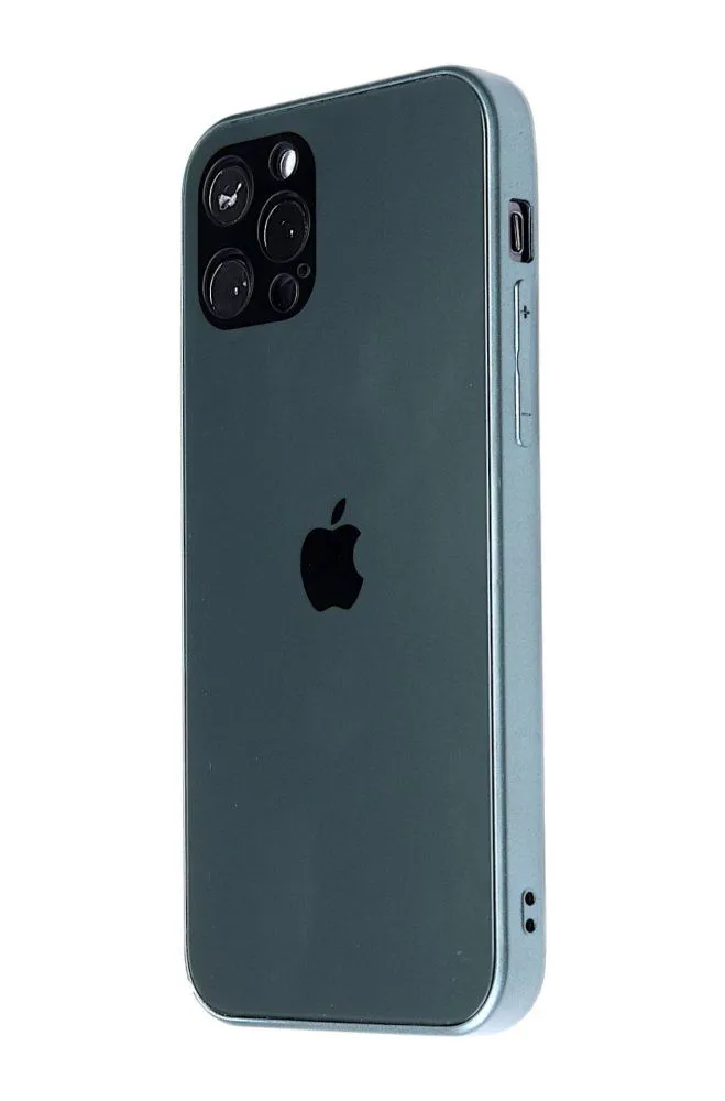 Glass+TPU Matte Case for iPhone 12 Pro Green