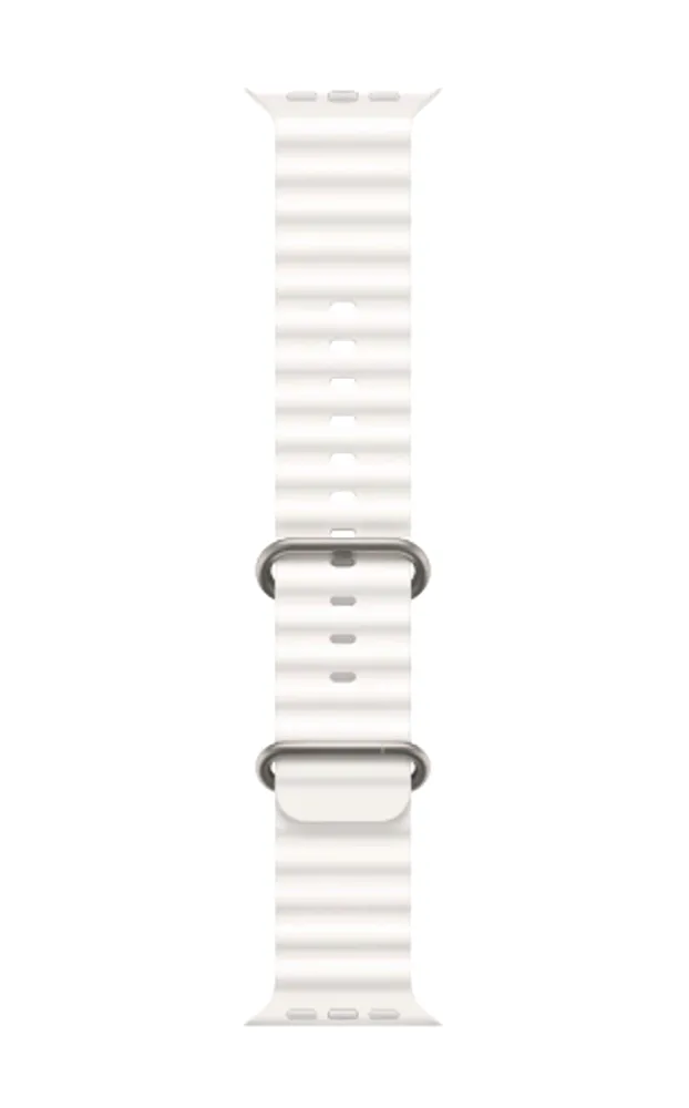 Ocean Band for Apple Watch 42/44/45/49 mm White